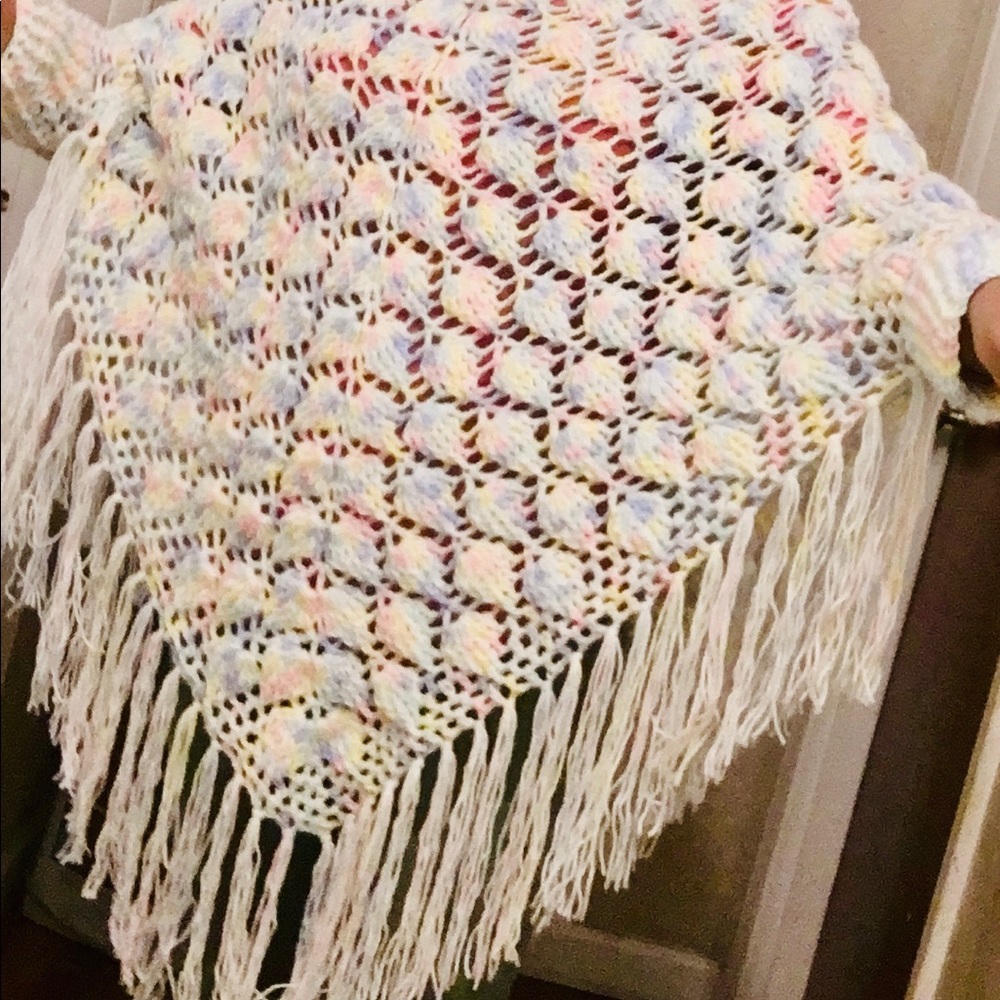 Crochet poncho